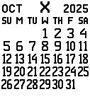 October 2025